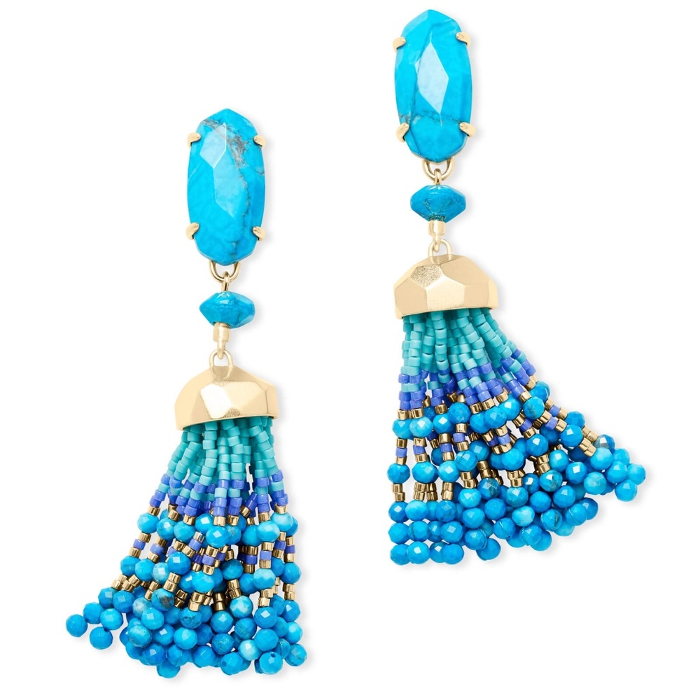 Authentic KENDRA SCOTT Dove Statement Earrings